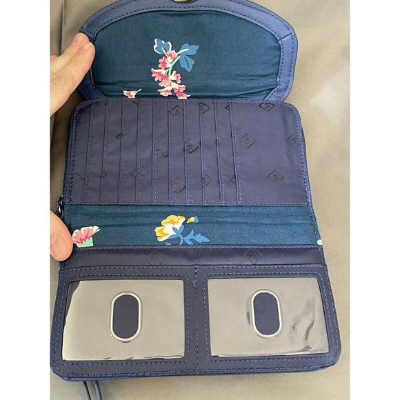 NWT Vera Bradley Ultimate Wristlet - Santiago Woven Signature Cotton - Picture 5 of 6